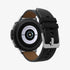 ACS06394 - Galaxy Watch 6 Classic (47mm) Case Liquid Air in matte black showing the front